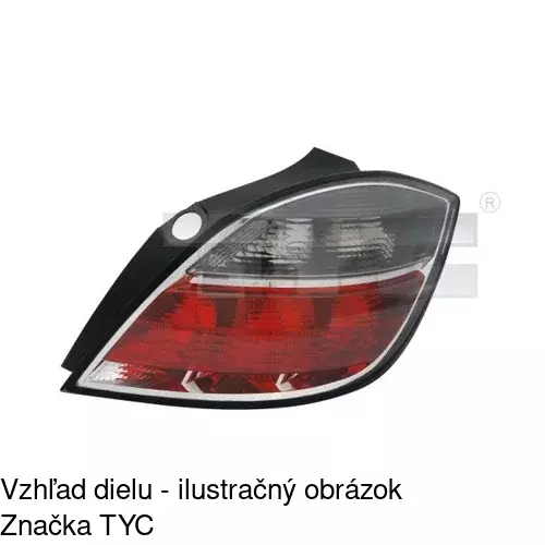 Zadné svetlo 551087-E /POLCAR/ - obr. 2