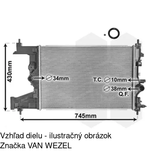 Chladiče vody 551108-2 /POLCAR/ - obr. 1