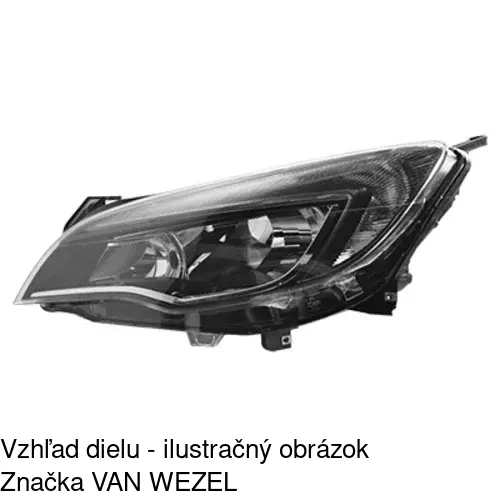 Hlavný reflektor 5511092H /POLCAR/ - obr. 4
