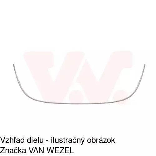 Rámik krytky nárazníka 55112715 /POLCAR/ - obr. 1