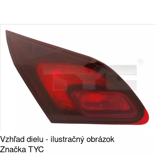 Zadné svetlo 5511874E /POLCAR/ - obr. 1