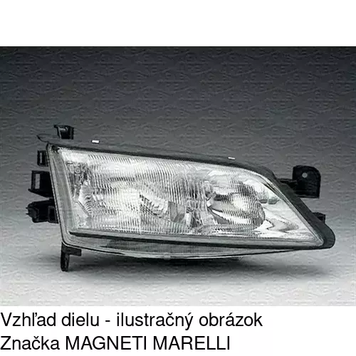 Hlavný reflektor 551609-E /POLCAR/ - obr. 1