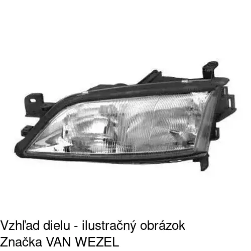Hlavný reflektor 551609-E /POLCAR/ - obr. 5