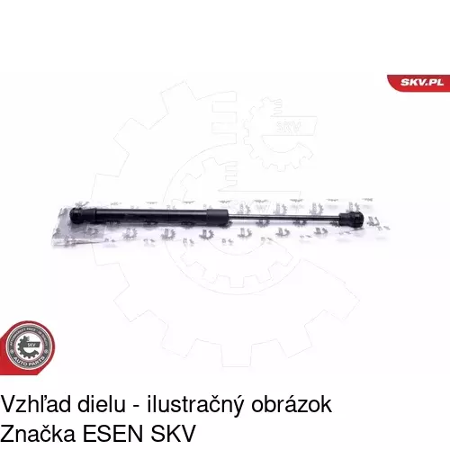 Plynová pružina 5516AB3 /POLCAR/ - obr. 2