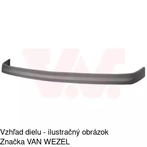 Spojler predného nárazníka 551825 /POLCAR/ - obr. 2