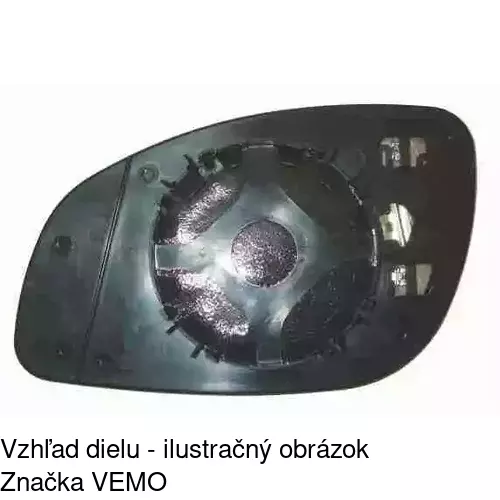 Sklo vonkajšieho zrkadla s držiakom 5518555E /POLCAR/ - obr. 2