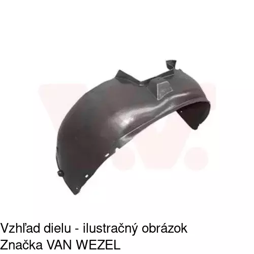 Podblatník (plast) 5518FL1T /POLCAR/ - obr. 1