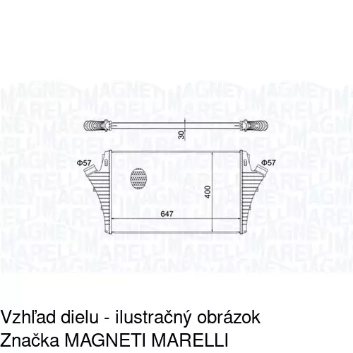 Chladiče vzduchu (Intercoolery) 5518J8-3 /POLCAR/ - obr. 1