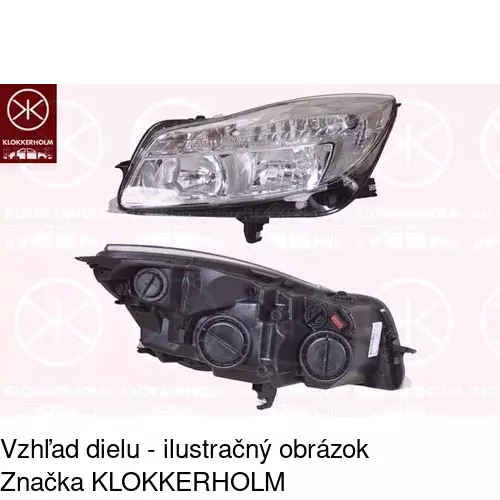 Hlavný reflektor 552010-E /POLCAR/ - obr. 3
