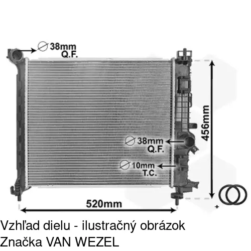 Chladiče vody 5546081K /POLCAR/ - obr. 5
