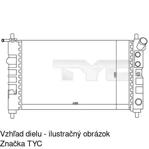 Chladiče vody 555508-5 /POLCAR/ - obr. 3