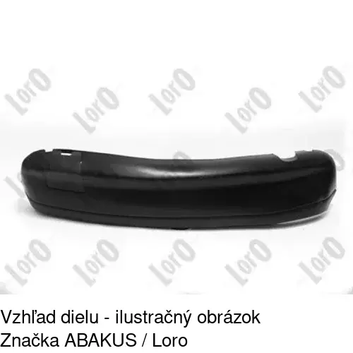 Zadný nárazník POLCAR 555596-1