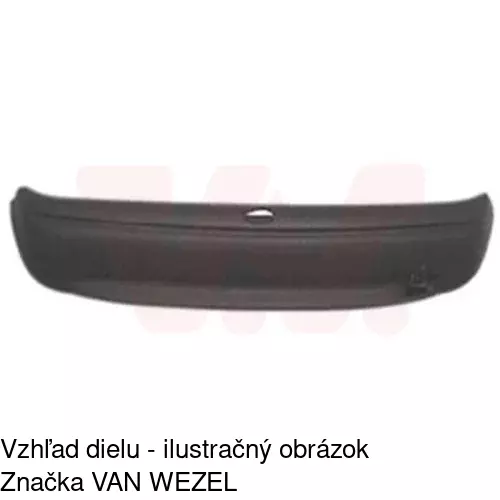Zadný nárazník POLCAR 555596