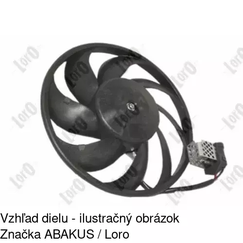 Ventilátory chladičov 555623W8 /POLCAR/ - obr. 2