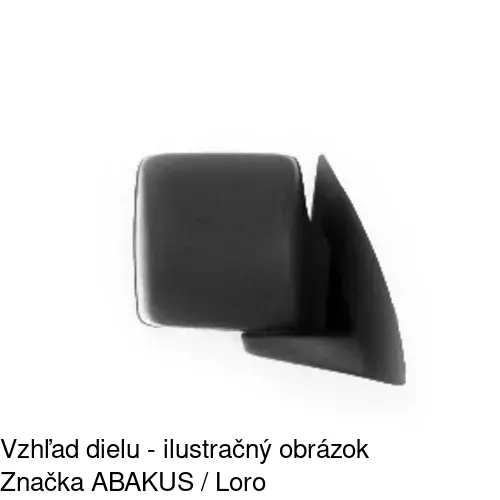 Vonkajšie zrkadlo 5556526E /POLCAR/ - obr. 2