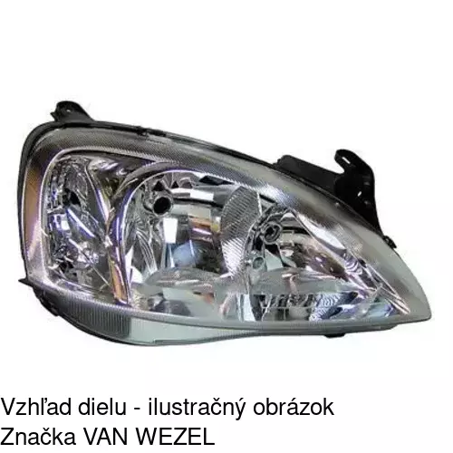 Hlavný reflektor 5557100E /POLCAR/ - obr. 3