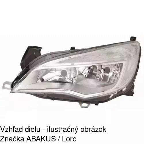 Hlavný reflektor POLCAR 555809-E