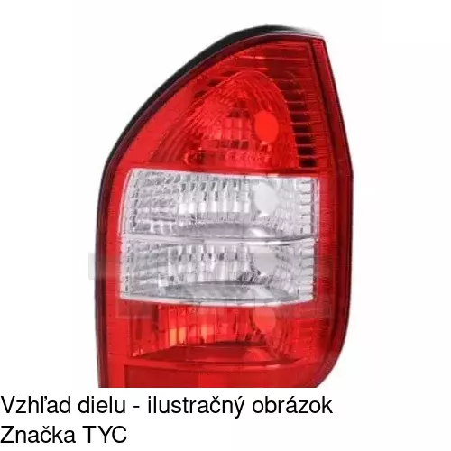 Zadné svetlo POLCAR 5560871E