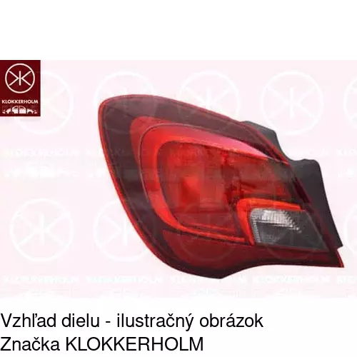 Zadné svetlo 55B2872U /POLCAR/ - obr. 2