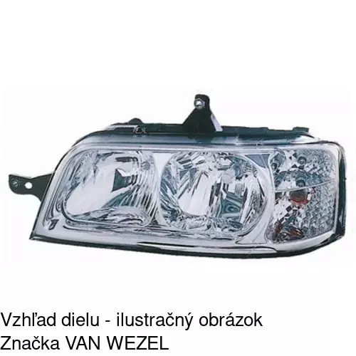 Hlavný reflektor 5704090E /POLCAR/ - obr. 5
