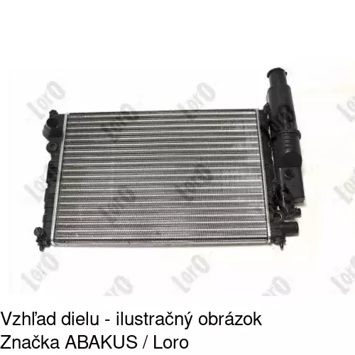 Chladiče vody 570708A4 /POLCAR/ - obr. 2