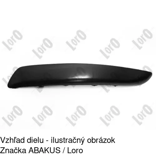 Lišta nárazníka 571007-5 /POLCAR/ - obr. 1