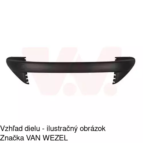 Lišta nárazníka 57120715J /POLCAR/ - obr. 2