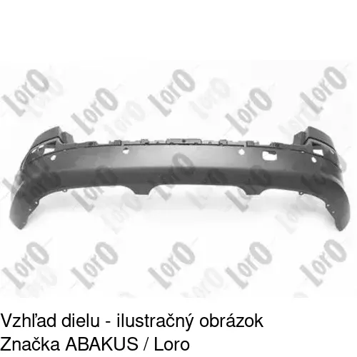 Zadný nárazník 571296-4 /POLCAR/ - obr. 1