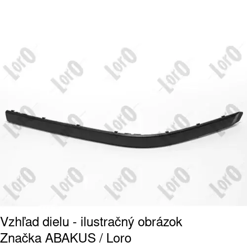 Lišta nárazníka POLCAR 571296-7