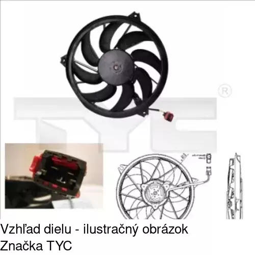 Ventilátory chladičov 572323W4-Q /POLCAR/ - obr. 2