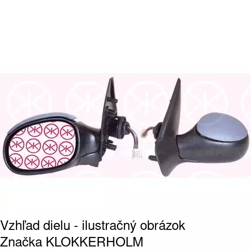 Vonkajšie zrkadlo 5723529M /POLCAR/ - obr. 2