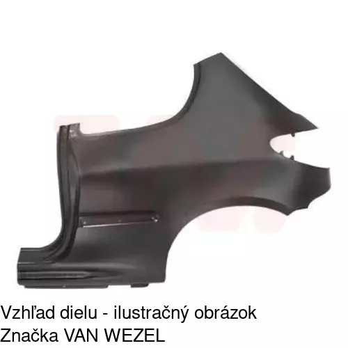 Zadný blatník 572384 /POLCAR/ - obr. 1