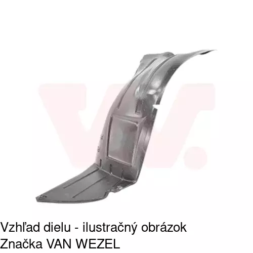 Podblatník (plast) 5723FL12T /POLCAR/ - obr. 2