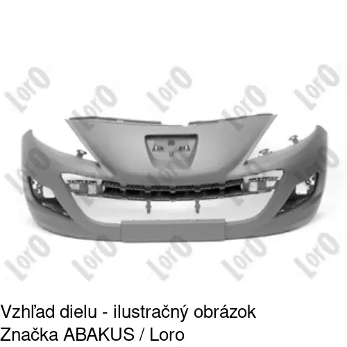 Predný nárazník 5724074J /POLCAR/ - obr. 2