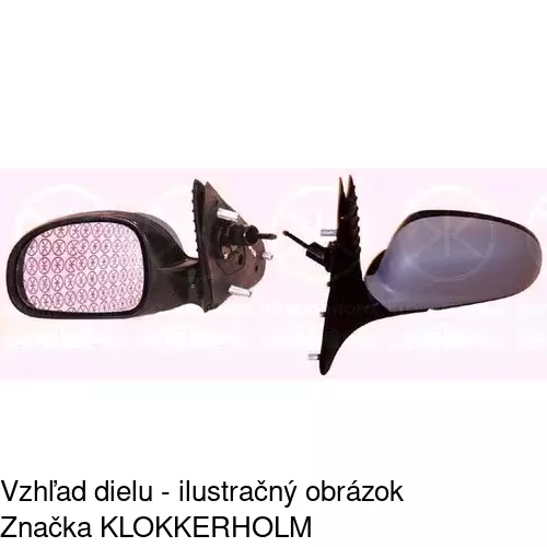 Vonkajšie zrkadlo 5746511E /POLCAR/ - obr. 3