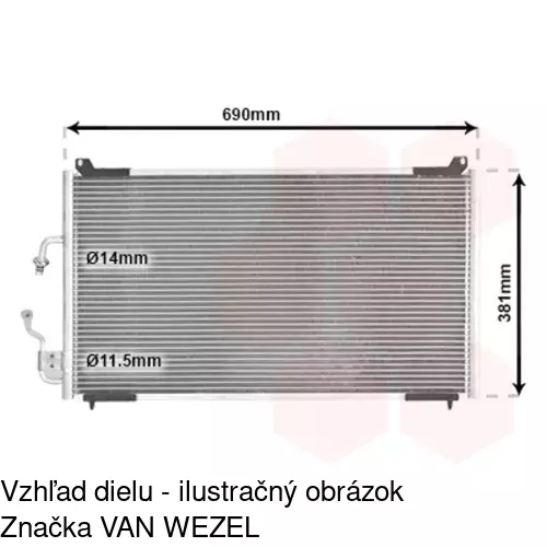 Chladiče klimatizácie 5746K8C1 /POLCAR/ - obr. 5