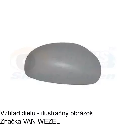 Rám vonkajšieho zrkadla 574755PE /POLCAR/ - obr. 3