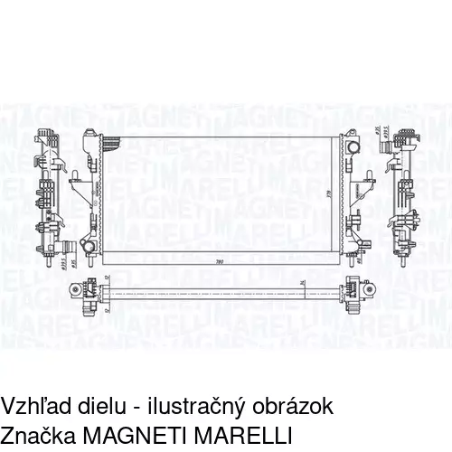 Chladiče vody 577008A2 /POLCAR/ - obr. 2
