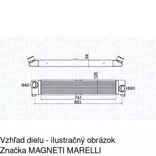 Chladiče vzduchu (Intercoolery) POLCAR 5770J82X
