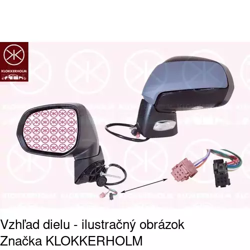 Vonkajšie zrkadlo 5780515E /POLCAR/ - obr. 1