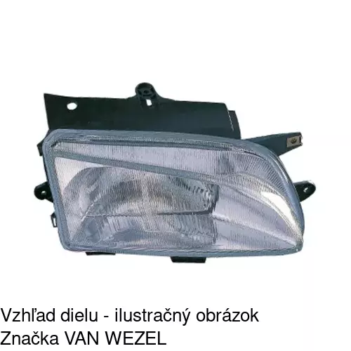 Hlavný reflektor 5790100E /POLCAR/ - obr. 3