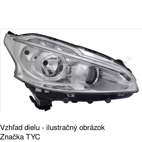 Hlavný reflektor POLCAR 57B1091V