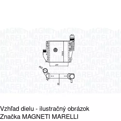 Chladiče vzduchu (Intercoolery) POLCAR 57C2J81X