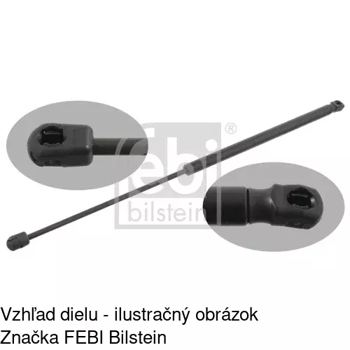 Plynová pružina 5820AS /POLCAR/ - obr. 1