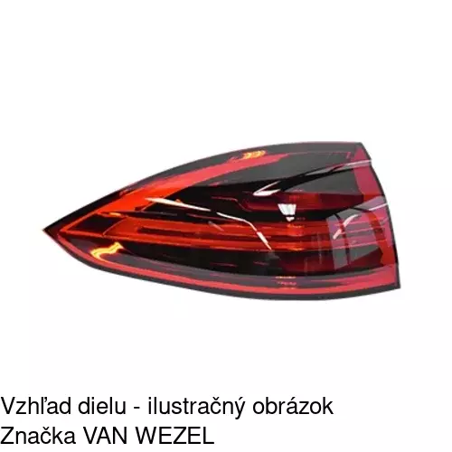 Zadné svetlo POLCAR 58T187-V