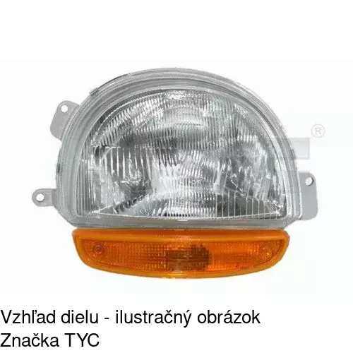 Hlavný reflektor POLCAR 600309-E