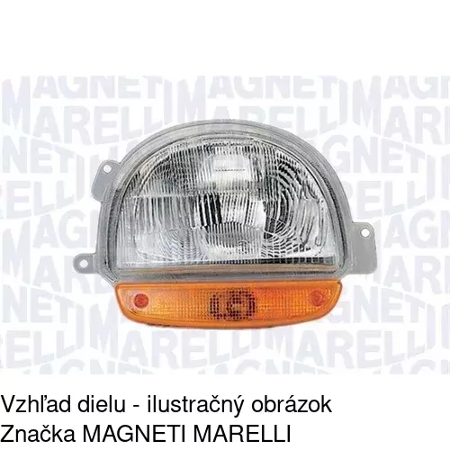 Hlavný reflektor 6003090E /POLCAR/ - obr. 1