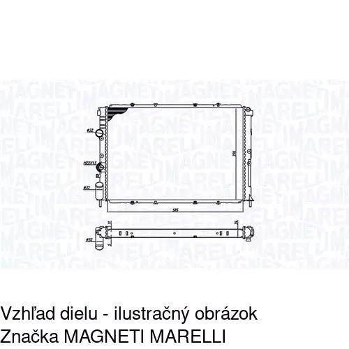 Chladiče vody 600708A2 /POLCAR/ - obr. 1