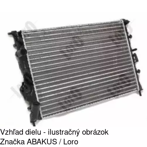 Chladiče vody 600708A4 /POLCAR/ - obr. 4