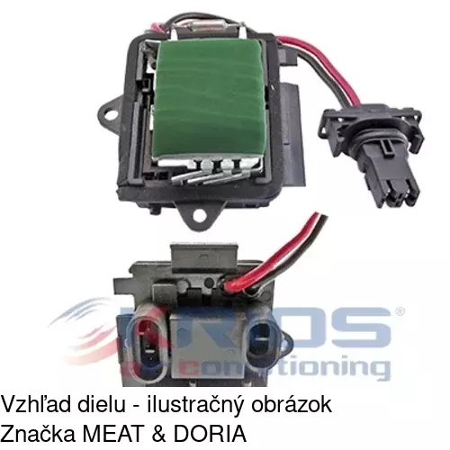 Ovládače klimatizácie 6007KST-4 /POLCAR/ - obr. 2